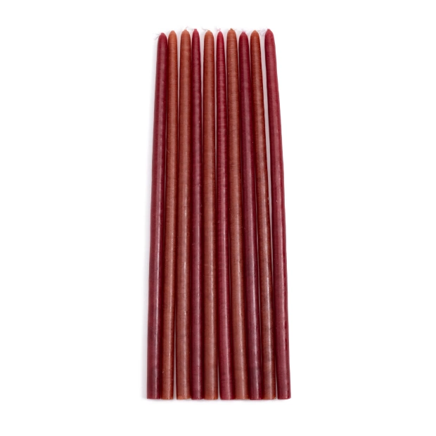 Set of 10 thin candles -...