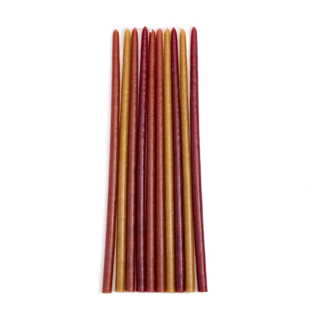 Set of 10 thin candles -...
