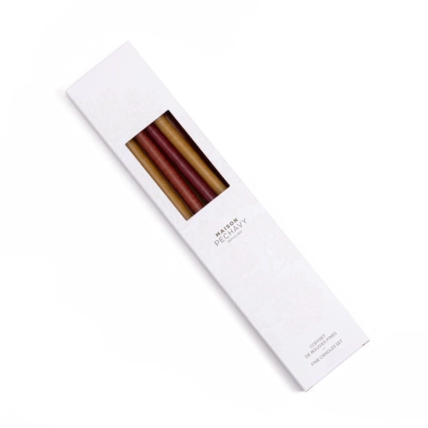 Set of 10 thin candles -...