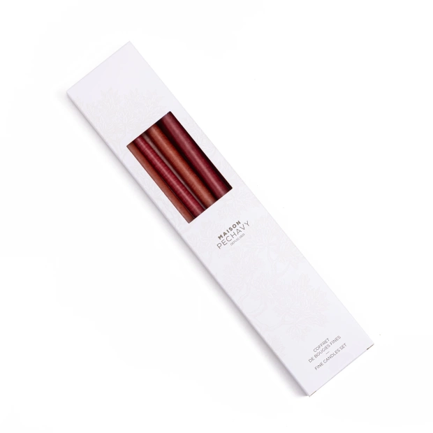 Set of 10 thin candles -...