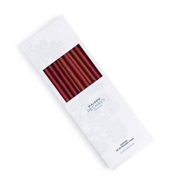Set of 20 thin candles -...