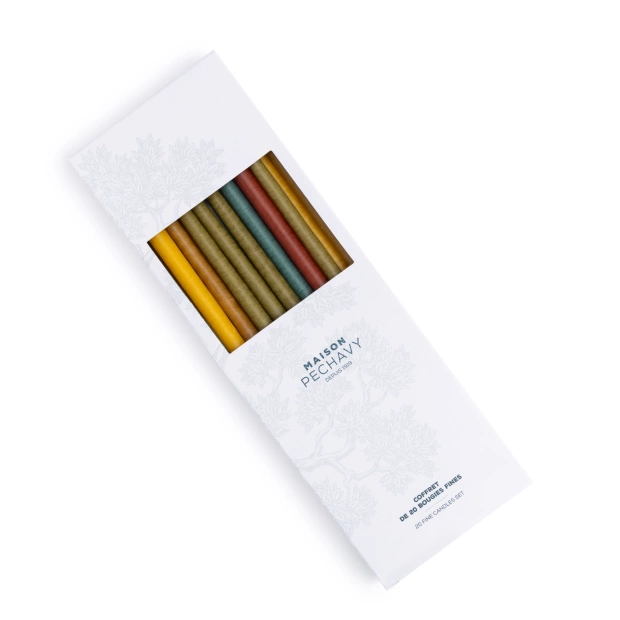 Set of 20 thin candles -...
