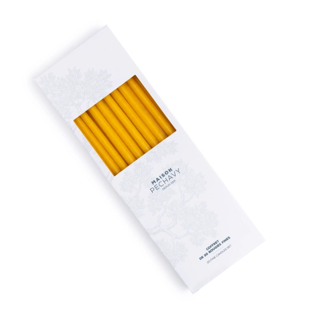 Set of 20 thin candles -...