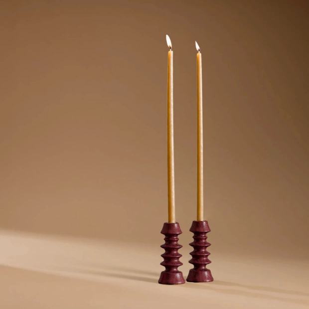 Pagode Candle Holder - Red