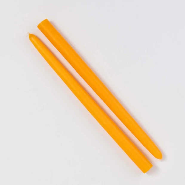 Duo bougies Orange