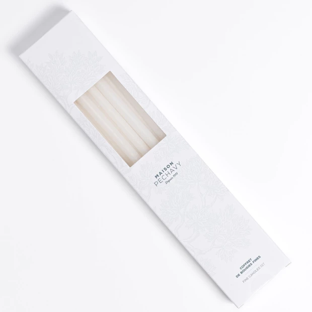 Set of 10 thin candles -...