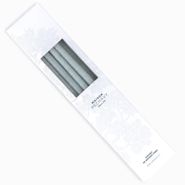 Set of 10 thin candles -...