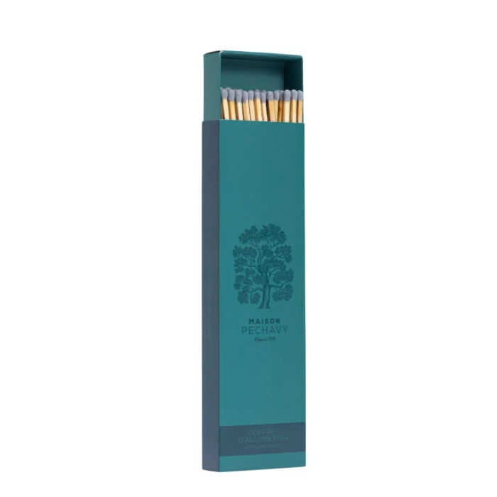 Long matches Bleu Paon
