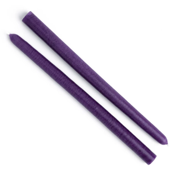 Duo bougies améthyste