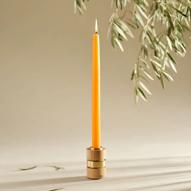 Duo bougies Orange