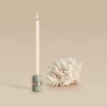 Two celadon DANDY and one stainless steel 1950 candle holder