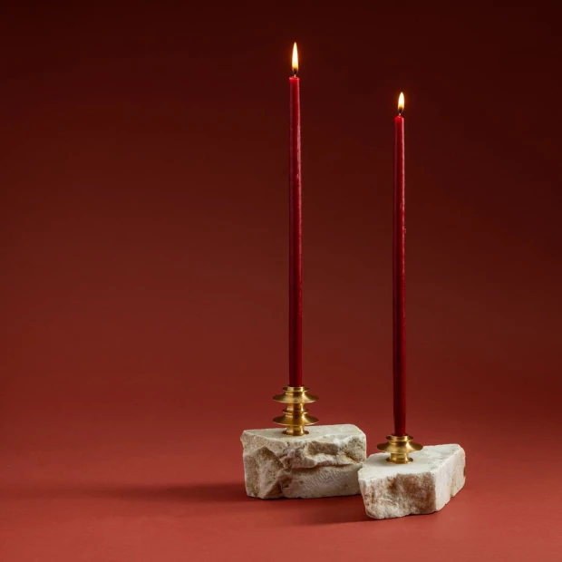 Shokudai candle holders -...