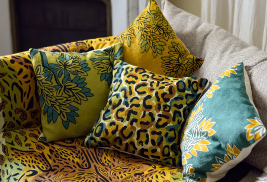Plaid mohair, coussins & tapis | MAISON PECHAVY