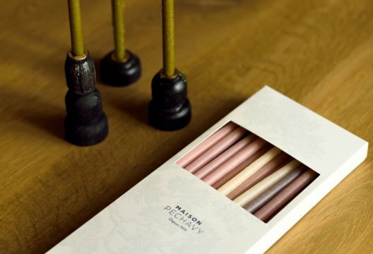 Set of 20 thin candles