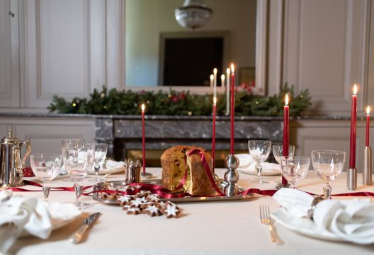 A Christmas adorned in silver